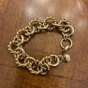 J.Crew Gold chunky link bracket